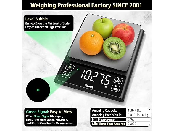 Vitafit 11lb Food Scale