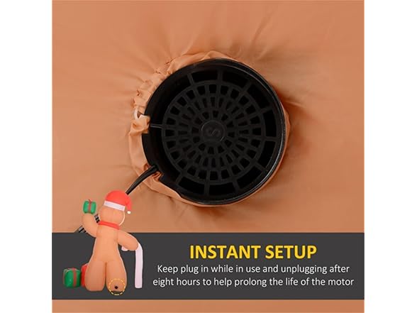 CIGEGE 8ft Gingerbread Man