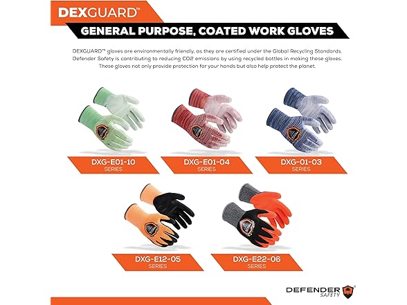 Defender Safety DXG-E12-05S-12 Cut Glove