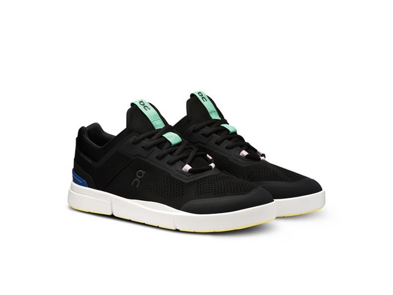 On Running The Roger Spin Men's Shoes Black/Indigo Size 13