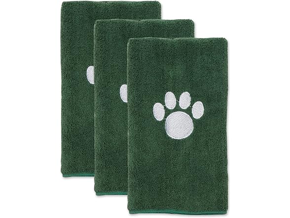 Bone Dry Pet Grooming, Embroidered Microfiber Towel