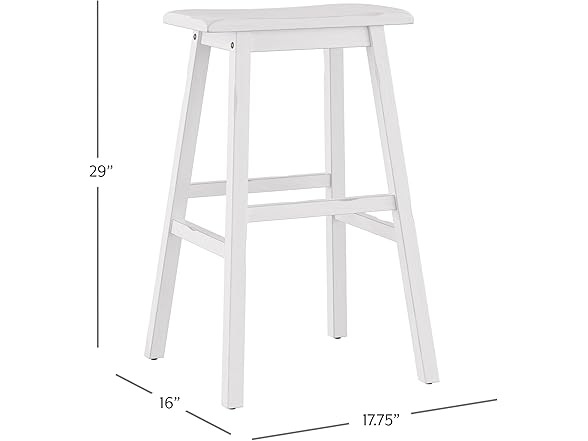 Hillsdale Moreno Wood Backless Bar Height Stool