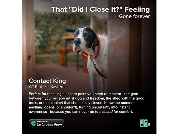 La Crosse Technology Contact King Wi-Fi Alert
