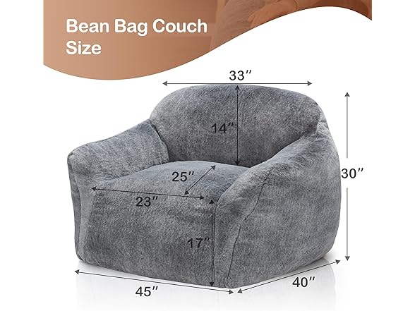Oversized Bean Bag Sofa