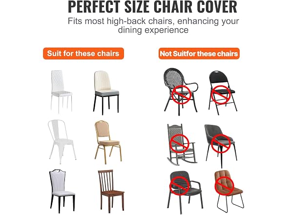 Stretch Spandex Folding Chair Covers 12PCS
