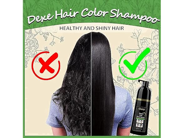 Signature Dexe Black Hair Shampoo 400 ML Instant
