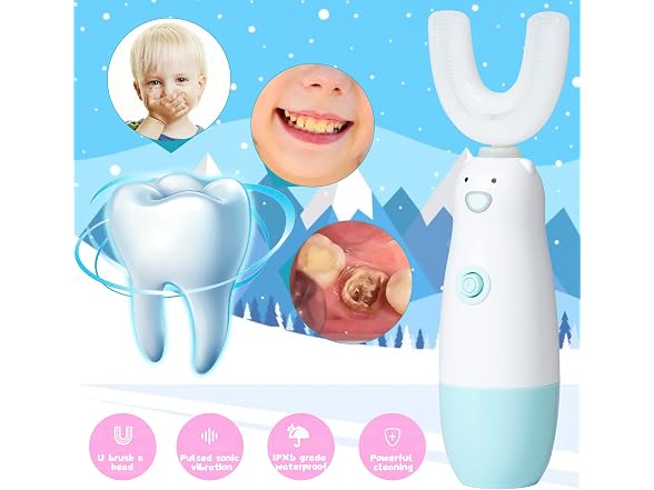 Meqtpomy Kids Electric Toothbrush