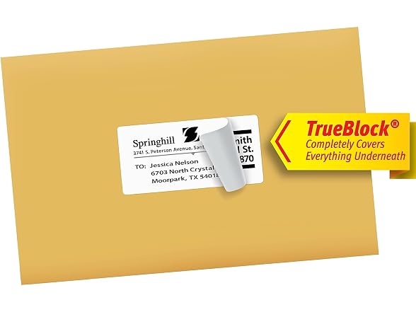 Avery AVE8163 - Shipping Labels w/TrueBlock Technology