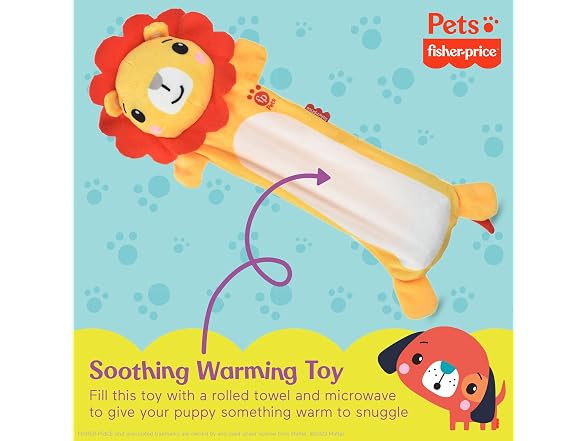 Fisher Price Warming Furrr-end Cuddler Dog Toy