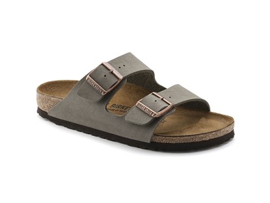 $89.99, Was $117.95, 23% Off! Birkenstock Unisex Arizona Birkibuc Stone dealfomo