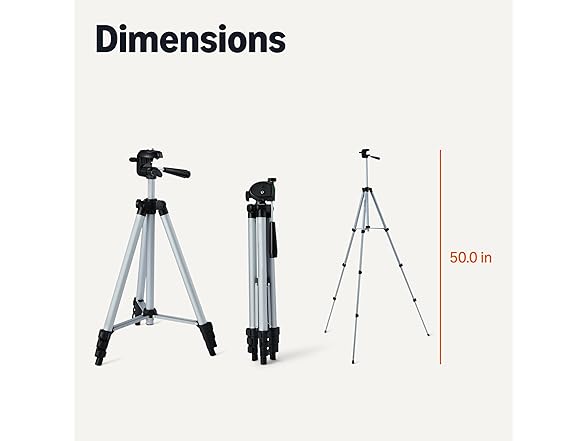 Amazon Basics 50" Lightweight Tripod