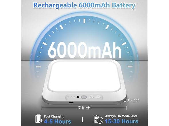 Bairth B0FSLM3ZNG Closet Light 7-6000mAh - 4 Pack