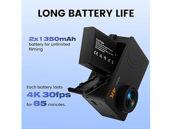 Euorosi Action Camera 4K 60FPS 48MP