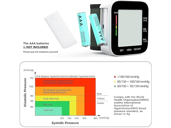 Wrist Blood Pressure Monitor