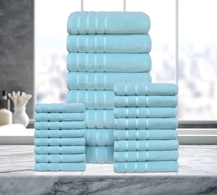 Zero Twist Egyptian Cotton Towel Sets - Gallery 13