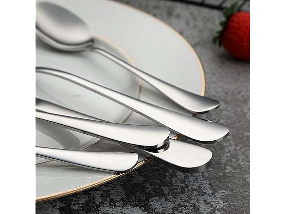 HOMECHAN 20-Piece 18/10 Stainless