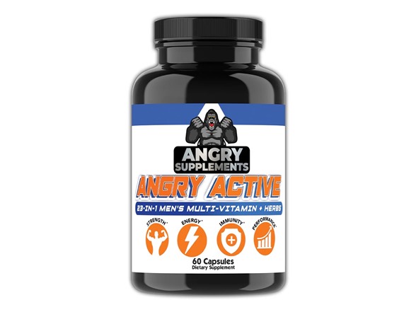 (2pk) Angry Supplements Active Men's Multi-Vitamin