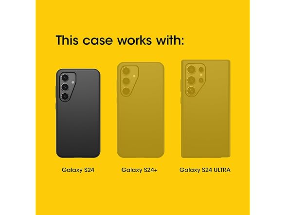 OtterBox Samsung Galaxy S25 and S24 Defender Series - Black
