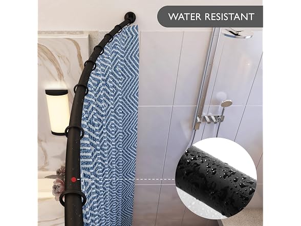 Design House Adjustable Curved Shower Rod