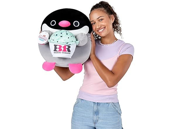 Snackles Series 2 Penguin & Baskin-Robbin 16" Plush