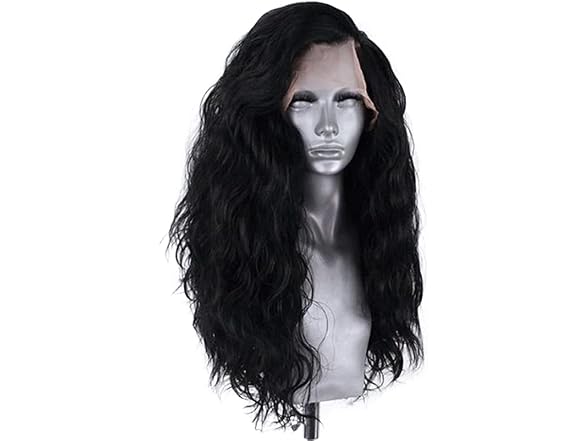 RONGDUOYI Loose Wave Black Lace Front (24 in)