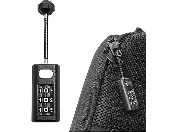 (2 Pack) Travel Luggage Lock