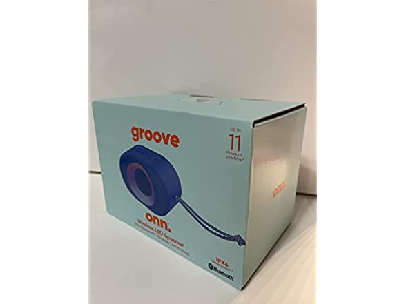 ONN Groove Large Wireless Party Speaker - 160W, LED Lighting, Water Resistant - Open Box
