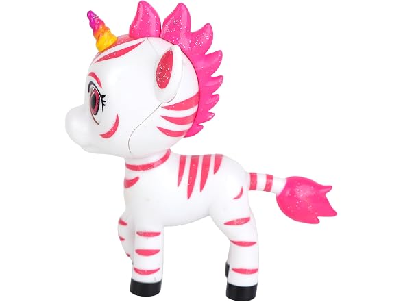 Zoonicorn Emoteez - Aliel Pink Unicorn - Light up Horn Toy Figure