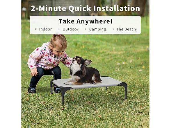 YesNow Cooling Elevated Dog Bed