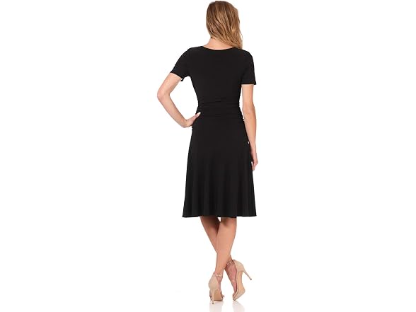 Rekucci Women (8 Petite) Fit-n-flare Tummy Dress