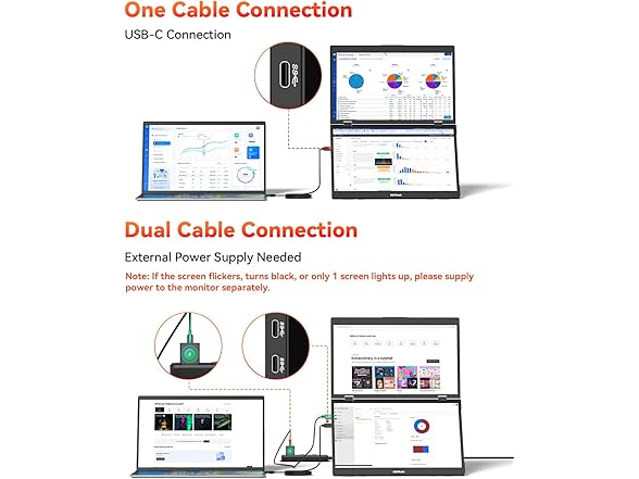 HotYeah Triple Laptop Screen Extender