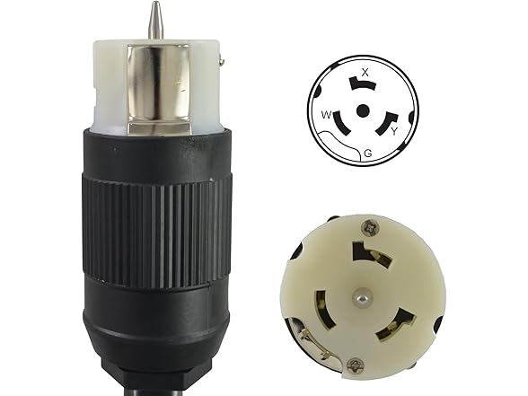 Conntek 1450SS2-15 50A Temp Power Generator Cord, 15ft