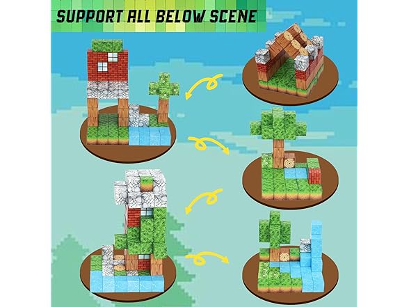 200PCS Magnetic Blocks