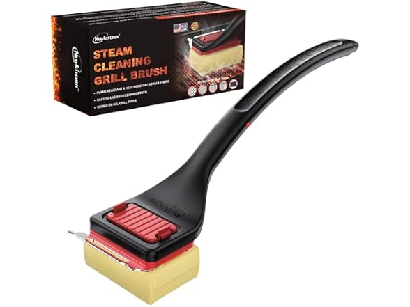 NEWKITCHEN Steam Cleaning Grill Brush