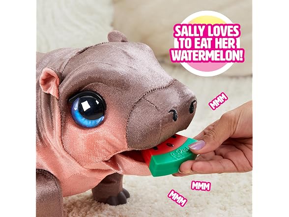 FurReal Sally The Silly Hippo Interactive Plush