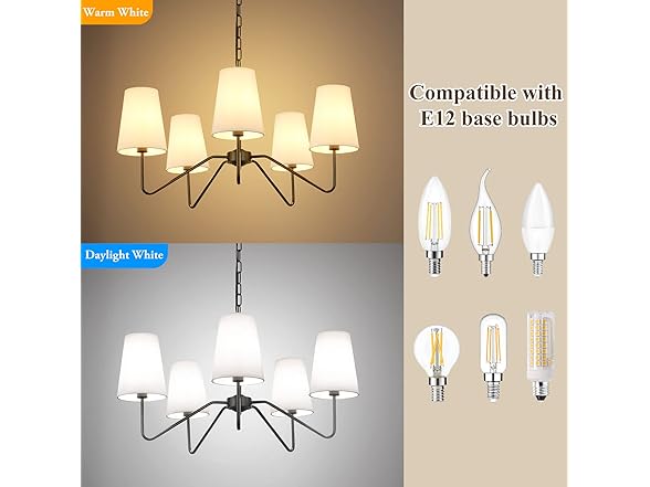 Bosceos 5-Light Modern Chandelier
