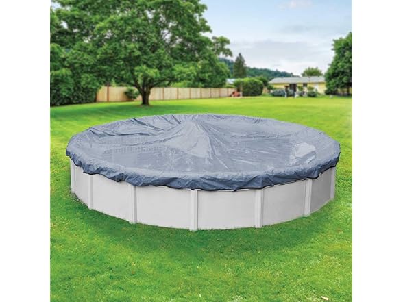 Robelle 15 ft Blue Winter Pool Cover for Above Ground Pools