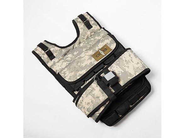 CROSS101 50lbs Weighted Vest with Shoulder Pads