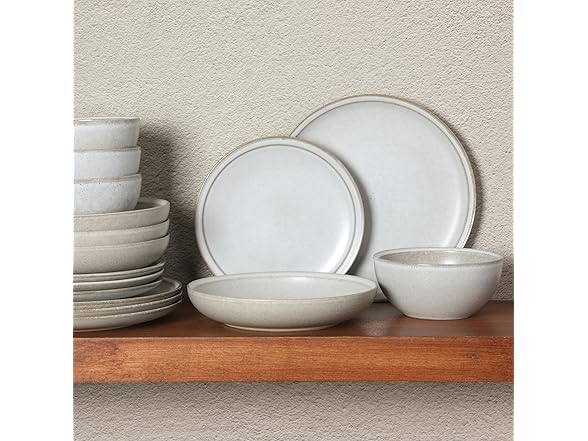 Gibson Elite Beckett Stoneware Matte Dinnerware Set