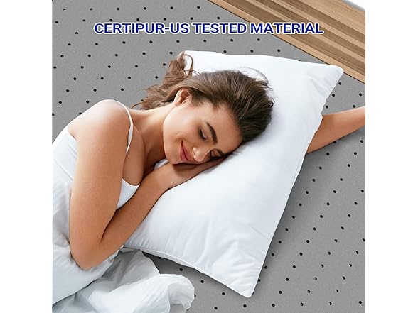Maxzzz 3 Inch Mattress Topper Queen
