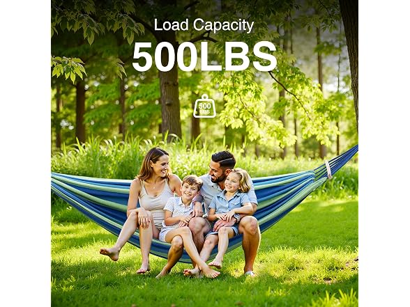 ANAGOO AN-DC-Wideblue Double Hammock with stand for