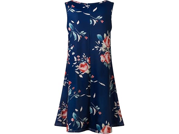 Yming Women (L) Cover Up Dresses Sleeveless Dress