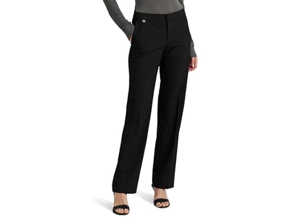Ralph Lauren Womens Straight-Leg Pants