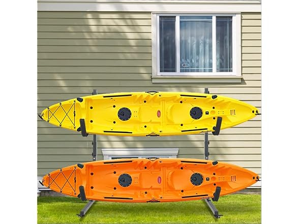 Bonnlo Freestanding Storage Rack Two-Kayak