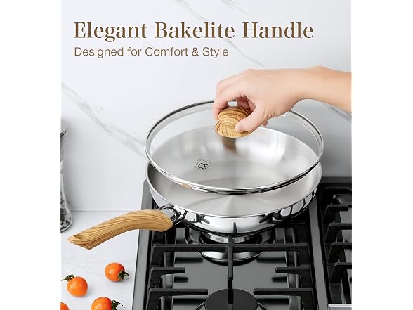 Stainless Steel Frying Pan Set