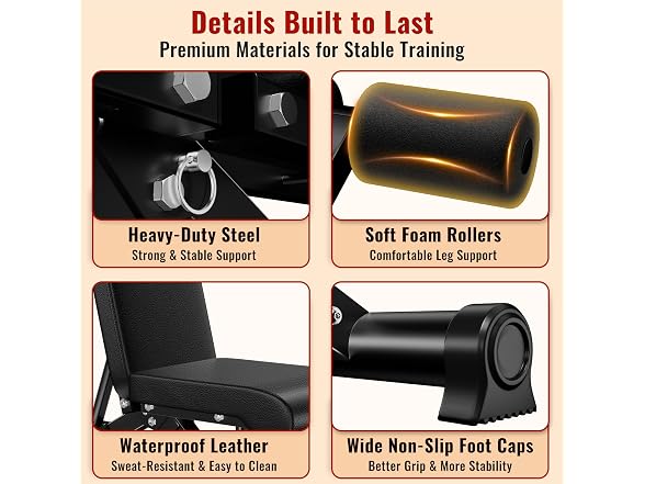 Herogift Adjustable Weight Bench