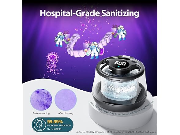 KINTLE Ultrasonic Retainer Cleaner