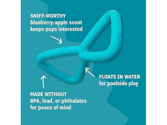 Pupstages Flex-Force Tug Dog Toy for Fetch & Tug