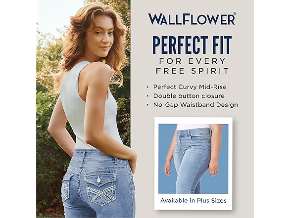 WallFlower Women's Jean Betsy (14L)