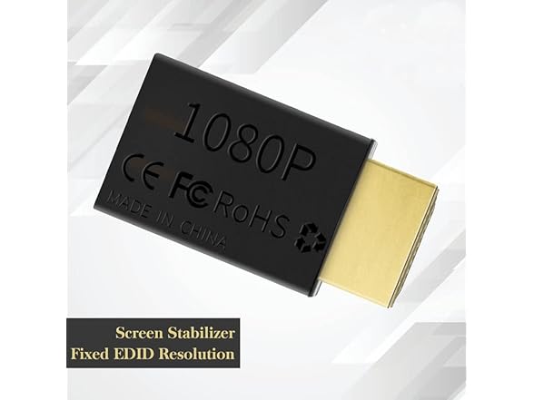 Furjosta HDMI 1920x1080 EDID Emulator Passthrough